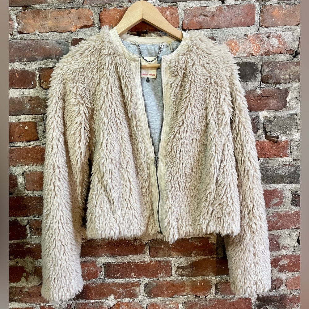 Rebecca Taylor faux fur jacket
